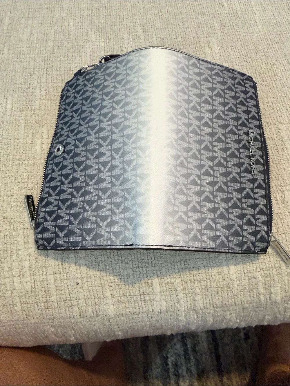 Michael Kors Navy Large  Jet set Ombré wristlet  wallet